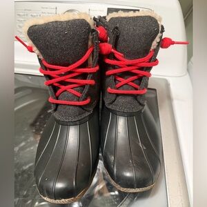 Sperry Women's Black and Gray Winter Boots